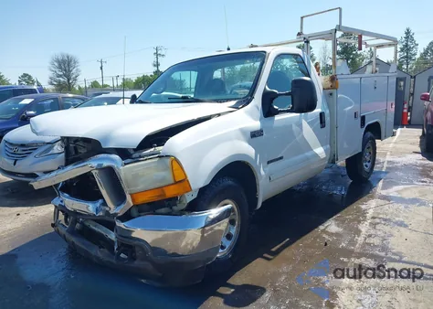 2001 Ford F-250 Xl/Xlt из США, поврежденный, VIN 1FTNF20F71EC91153